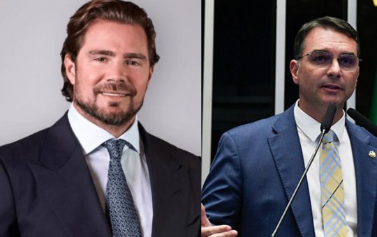 Áudio mostra Flávio Bolsonaro cobrando R$ 13,4 milhões de Vorcaro por filme sobre Jair Bolsonaro