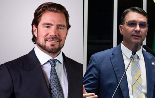 Flávio Bolsonaro admite troca de mensagens com o banqueiro Daniel Vorcaro