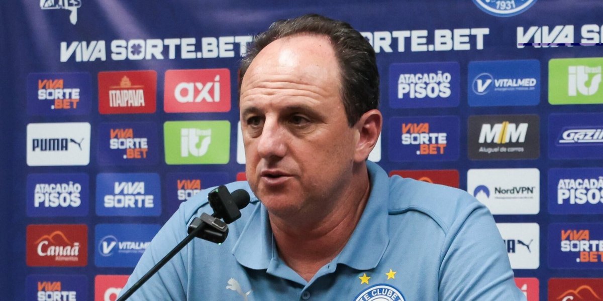 Rogério Ceni fala sobre pressão no Bahia após queda na Copa do Brasil: “Faz parte nesses momentos”