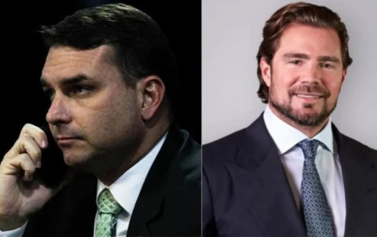 Flávio Bolsonaro abandonou coletiva após pergunta sobre áudio pedindo dinheiro a Vorcaro: “Mentira”