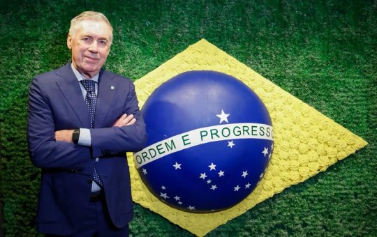 CBF anuncia renovação contratual de Carlo Ancelotti com a seleção Brasileira 