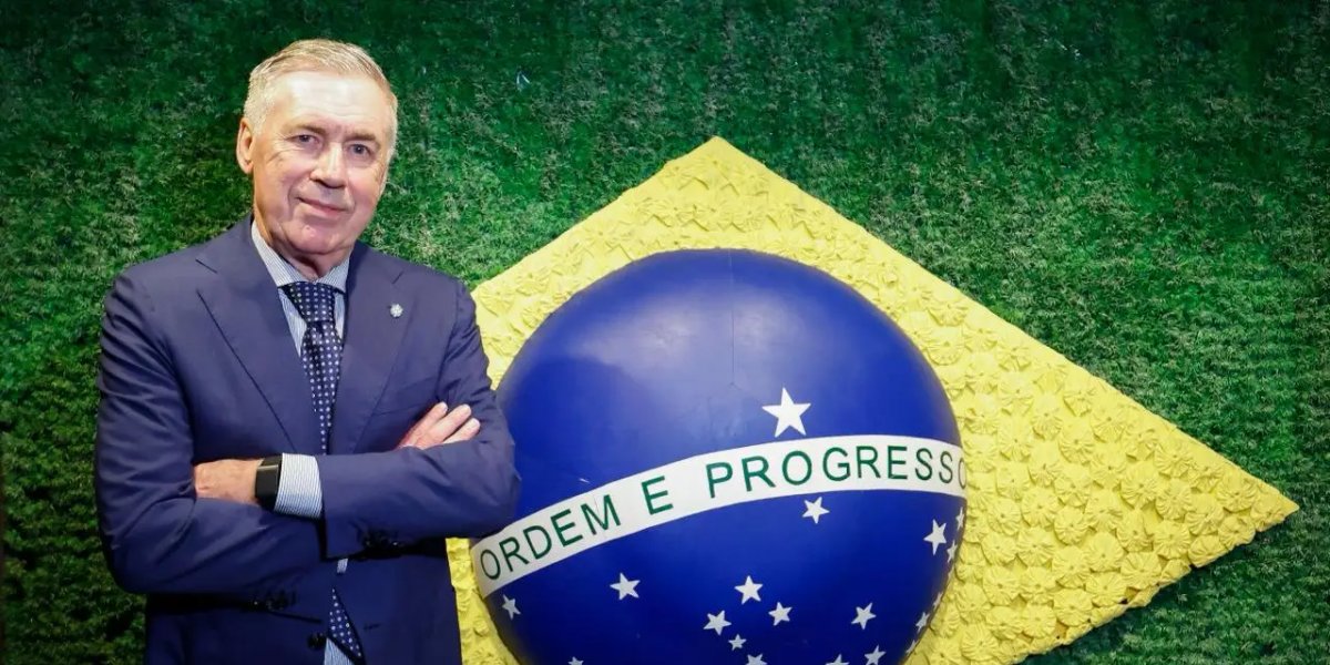 CBF anuncia renovação contratual de Carlo Ancelotti com a seleção Brasileira 
