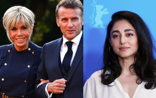 Atriz iraniana seria o pivô de tapa em Emmanuel Macron em briga com sua esposa