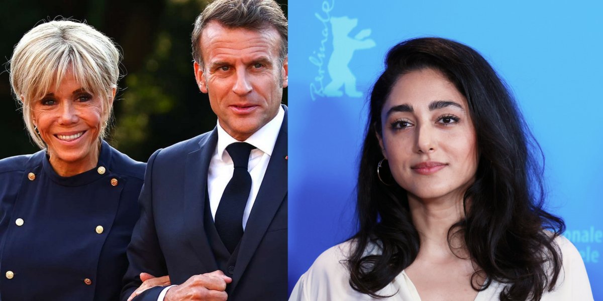 Atriz iraniana seria o pivô de tapa em Emmanuel Macron em briga com sua esposa
