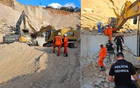 Trabalhador morre soterrado em pedreira no sudoeste da Bahia