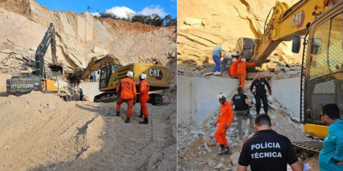 Trabalhador morre soterrado em pedreira no sudoeste da Bahia
