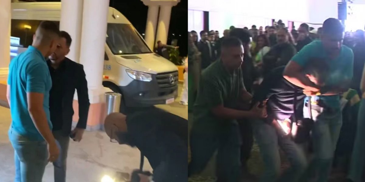Homens são retirados de evento após críticas a Flávio Bolsonaro: “Somos de direita, porém não somos bolsonaristas”