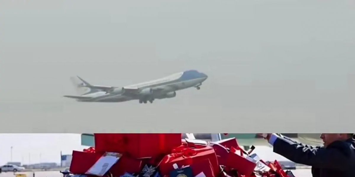 Trump joga fora presentes recebidos na China e atitude chama atenção