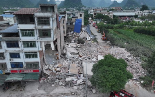 Terremoto de magnitude 5 atinge a China, deixa mortos e destrói prédios