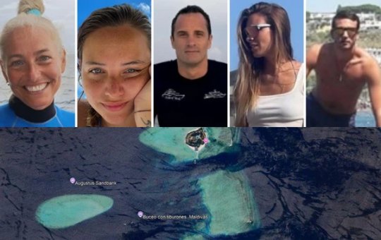 Mergulho em caverna nas Maldivas termina com cinco turistas italianos mortos
