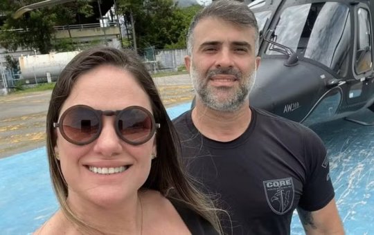 Viúva de piloto baleado no Rio presta homenagem após morte: “O Felipe lutou como sempre viveu”