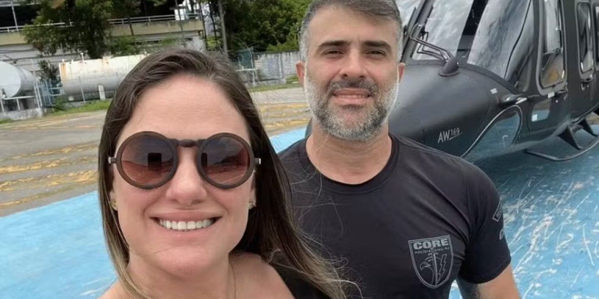 Viúva de piloto baleado no Rio presta homenagem após morte: “O Felipe lutou como sempre viveu”