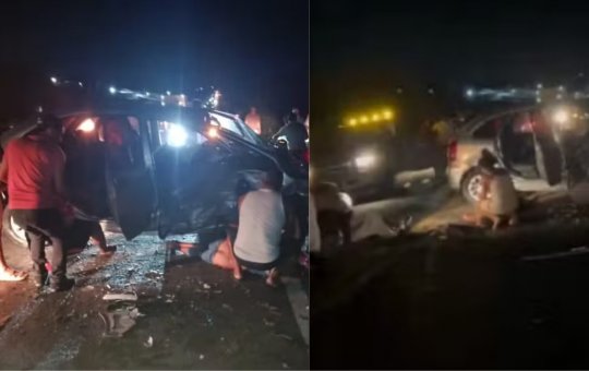 Batida entre três carros deixa um morto e cinco feridos na Bahia