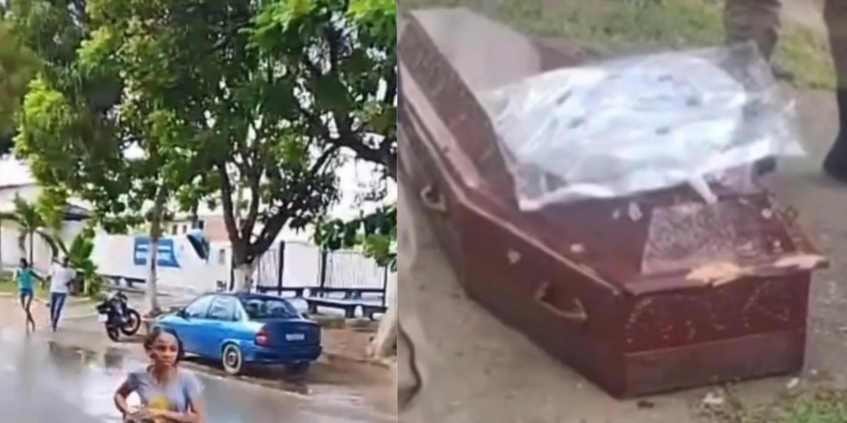 Homens armados invadem enterro e atiram mais de 30 vezes contra caixão na Bahia