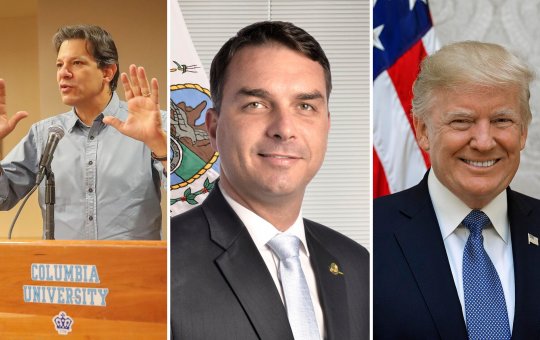 'O Trump não manda na Polícia Federal', diz Fernando Haddad após viagem de Flávio Bolsonaro aos EUA