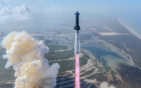 SpaceX realiza 12º voo de teste da Starship com nova versão da nave