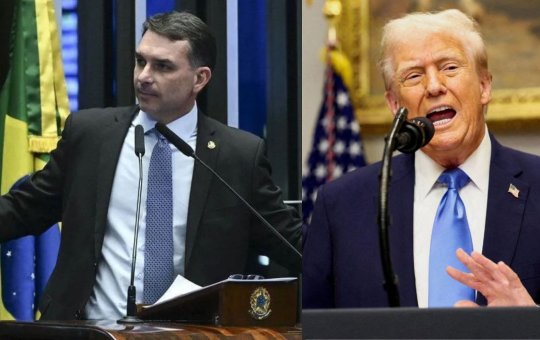 Casa Branca desmente informação sobre suposta agenda entre Flávio Bolsonaro e Trump
