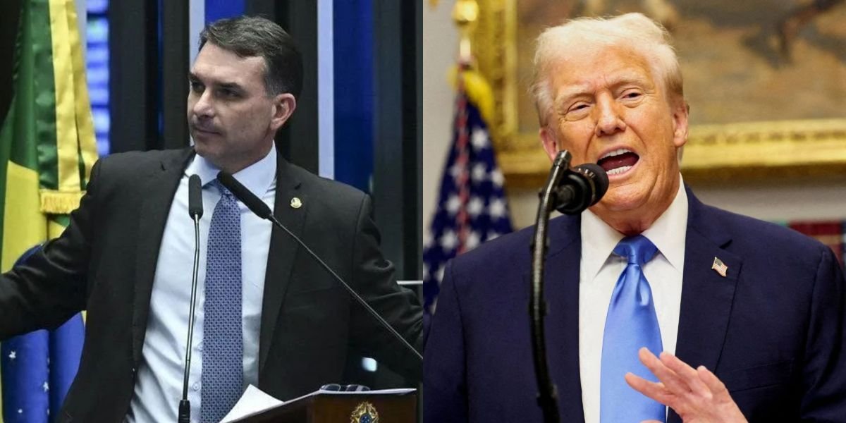 Casa Branca desmente informação sobre suposta agenda entre Flávio Bolsonaro e Trump