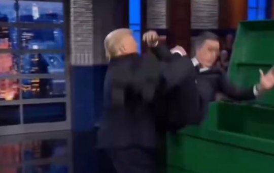 Frame do vídeo publicado por Trump em suas redes sociais