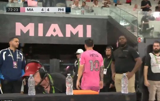 Preocupa? Poucos dias para a Copa do Mundo, Messi deixa jogo do Inter Miami após sentir desconforto muscular