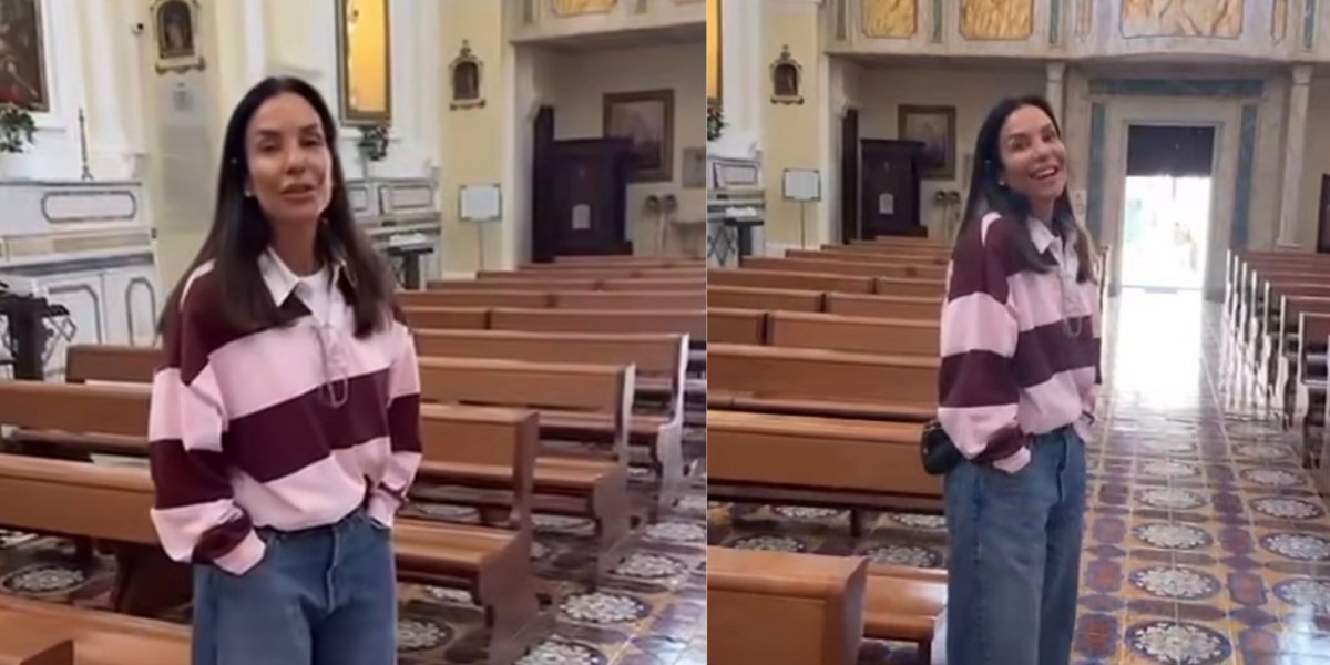 Ivete Sangalo emociona fãs ao surgir cantando “Quando a Chuva Passar” à capela em igreja