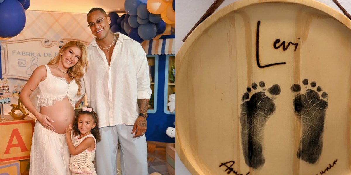 Lore Improta e Léo Santana anunciam nascimento do segundo filho, Levi