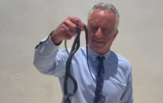 Secretário de Saúde dos EUA é picado por cobra após capturá-la com as mãos; veja vídeo