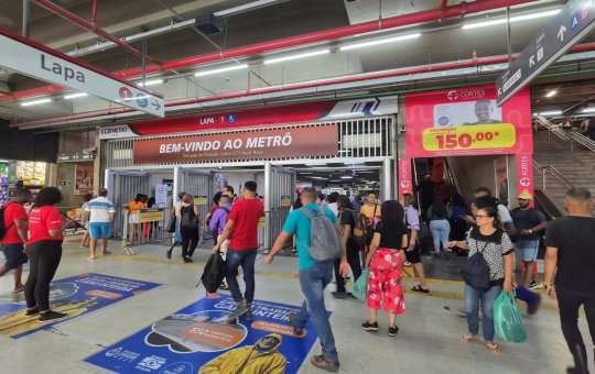 Adolescente denuncia estupro em banheiro da Estação da Lapa, no metrô de Salvador