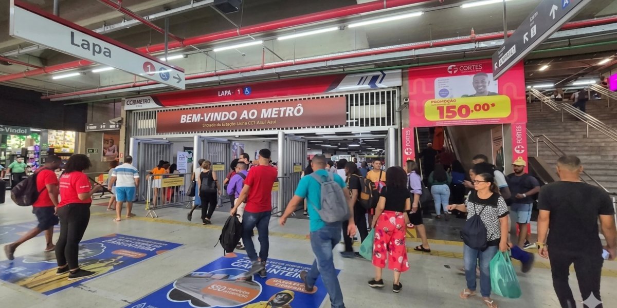 Adolescente denuncia estupro em banheiro da Estação da Lapa, no metrô de Salvador