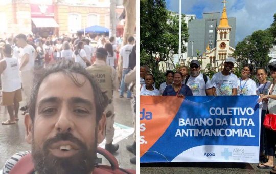 Manifestantes realizam marcha antimanicomial e defendem: “Lugar de louco é onde ele quiser”