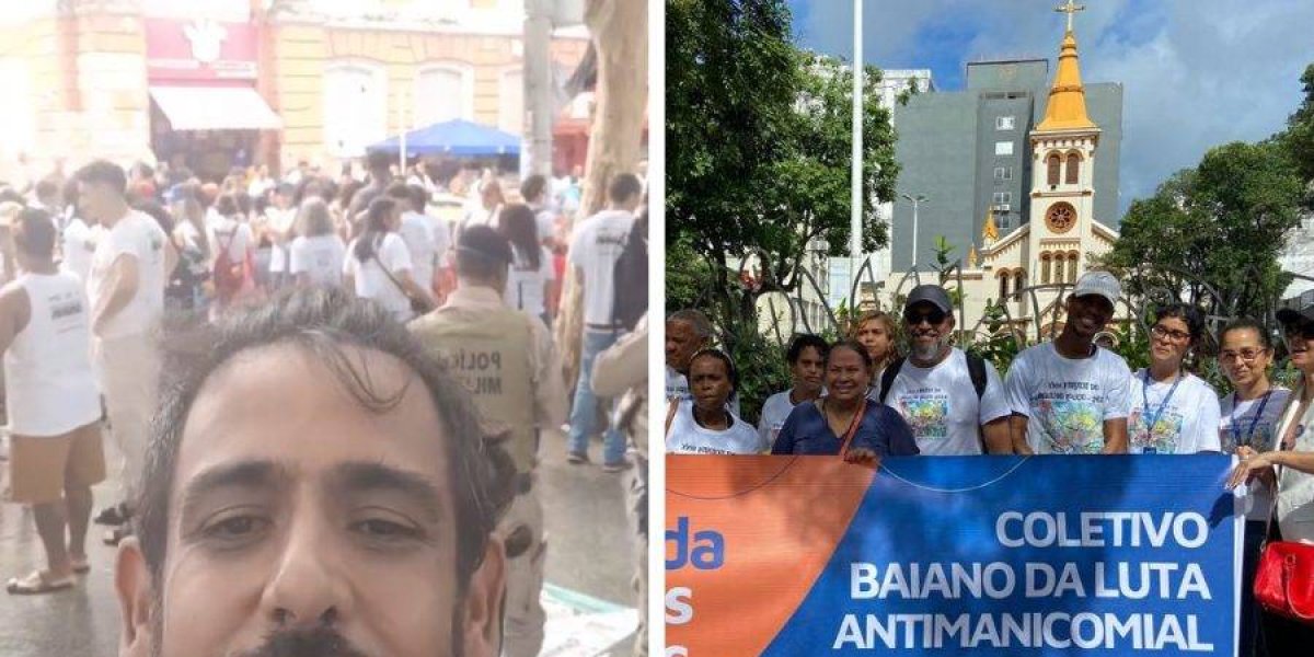 Manifestantes realizam marcha antimanicomial e defendem: “Lugar de louco é onde ele quiser”