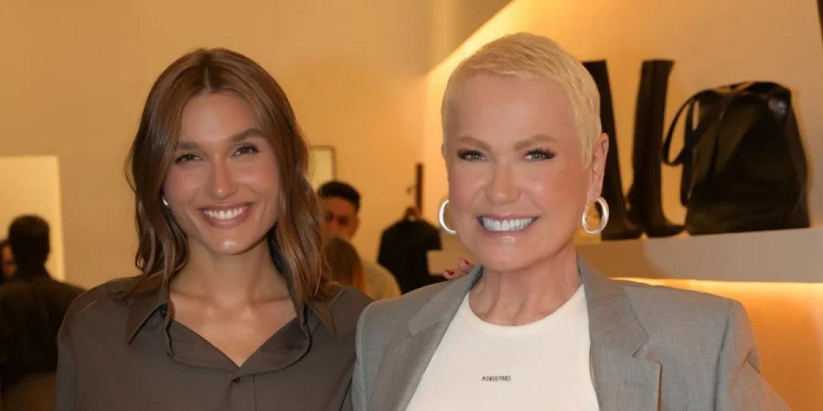 Xuxa se emociona e vai às lágrimas durante desfile de Sasha em São Paulo