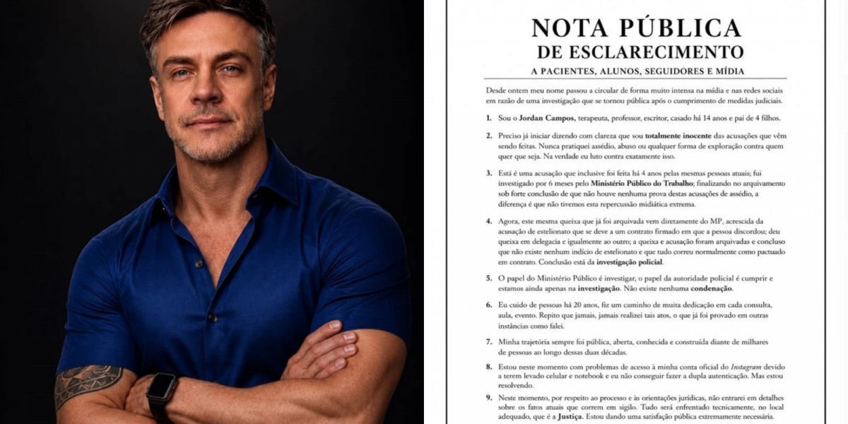 “Sou totalmente inocente”, diz psicoterapeuta alvo de operação em Salvador