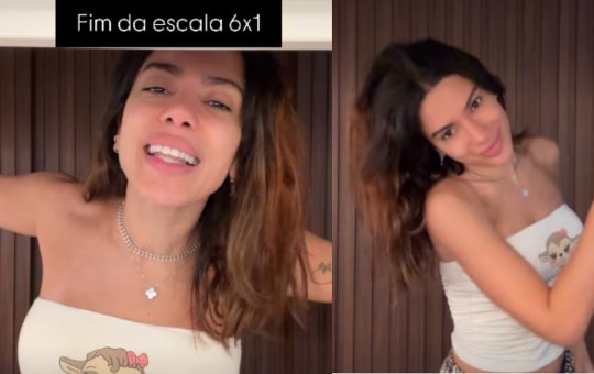 Anitta comemora aprovação de escala 6x1 e dança sua música: “É qualidade de vida”
