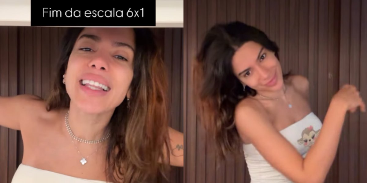 Anitta comemora aprovação de escala 6x1 e dança sua música: “É qualidade de vida”
