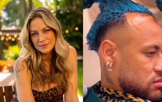 Luana Piovani ironiza visual de Neymar: “Deus puxa as entradas”