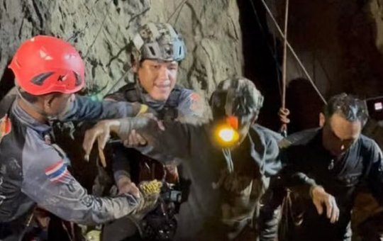 Primeiro sobrevivente resgatado em Laos