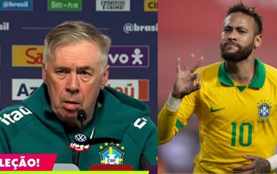 Carlo Ancelotti confirma a presença de Neymar Jr. no elenco para a Copa do Mundo