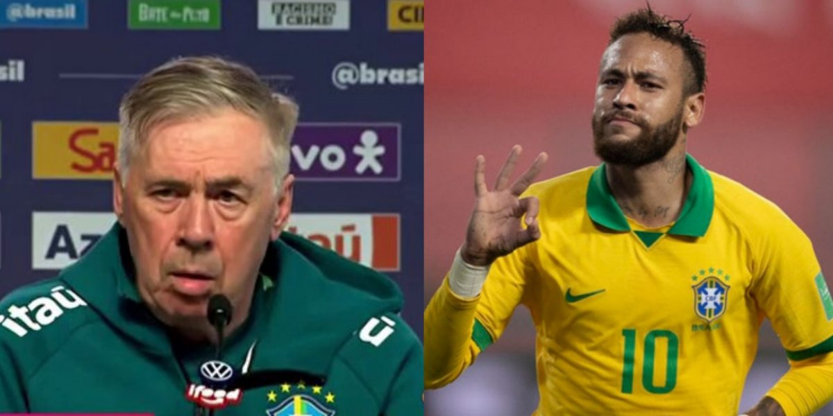 Carlo Ancelotti confirma a presença de Neymar Jr. no elenco para a Copa do Mundo