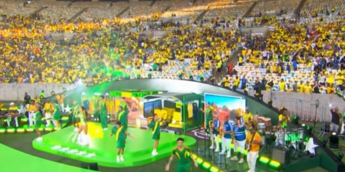Ivete Sangalo abre pré-jogo da Copa do Mundo ao som de “Festa”