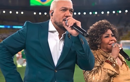 Alcione e Belo repercutem nas redes após apresentação do Hino nacional 