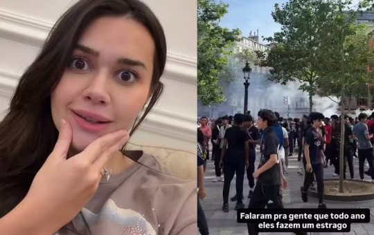 Franciny Ehlke se assusta com torcedores na França durante final da Champions: "Fiquei com medo"
