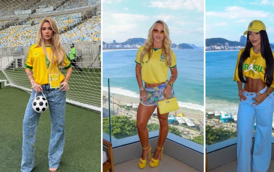 Famosos marcaram presença no amistoso entre Brasil e Panamá 