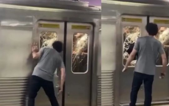 Homem é preso após quebrar janelas de metrô em São Paulo