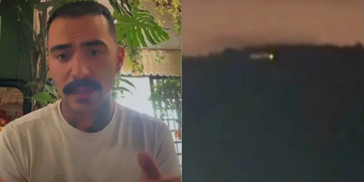 Influenciador afirma ter visto OVNI em sítio e relata barulhos perturbadores: 'como se eu recebesse uma vibração'