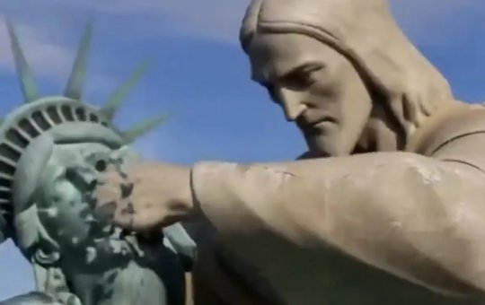 Embaixada do Irã divulga vídeo gerado por IA com Cristo Redentor derrotando Estátua da Liberdade