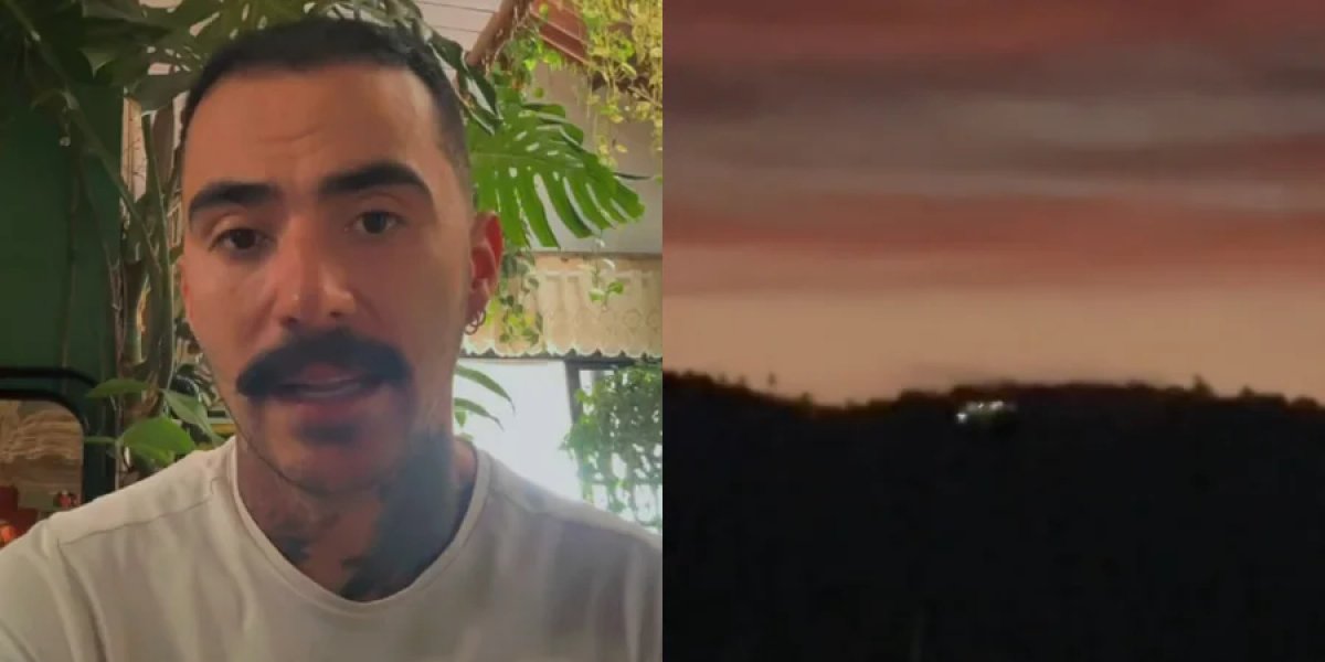 “Tudo o que aprendi caiu em xeque”: influenciador relata impacto após suposto avistamento de OVNI