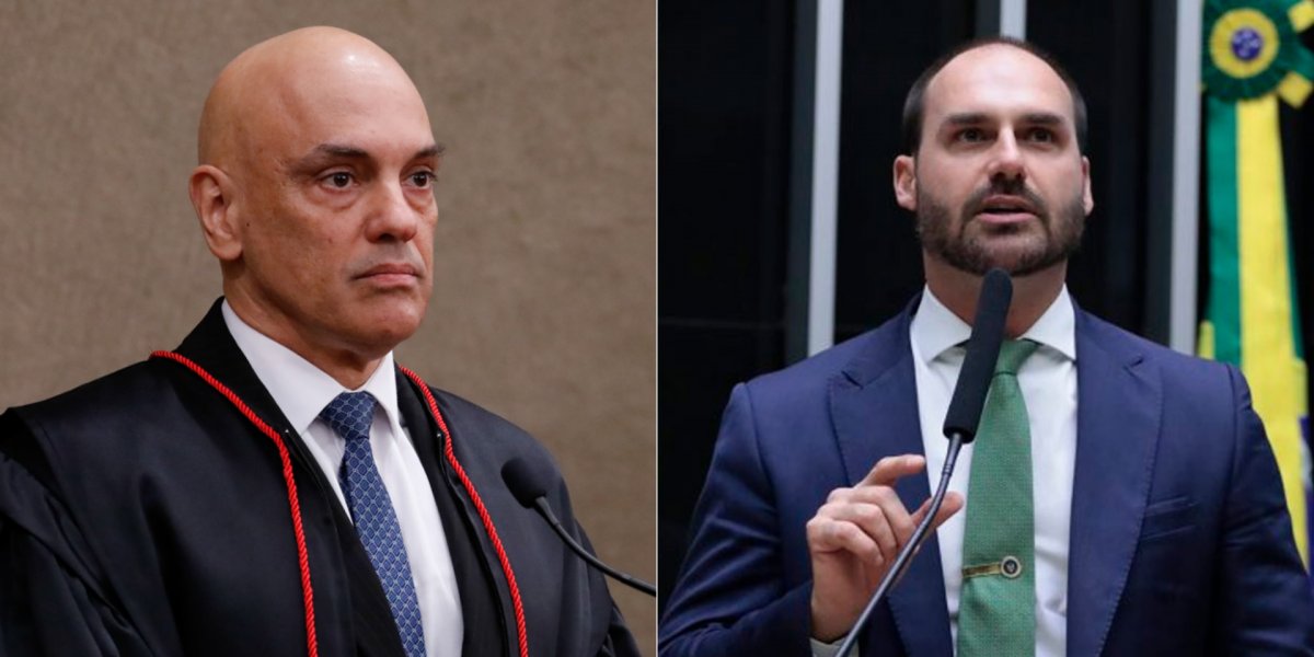 Moraes libera para julgamento ação contra Eduardo Bolsonaro por suposta coação