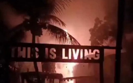 Incêndio atinge restaurante em destino turístico na Bahia