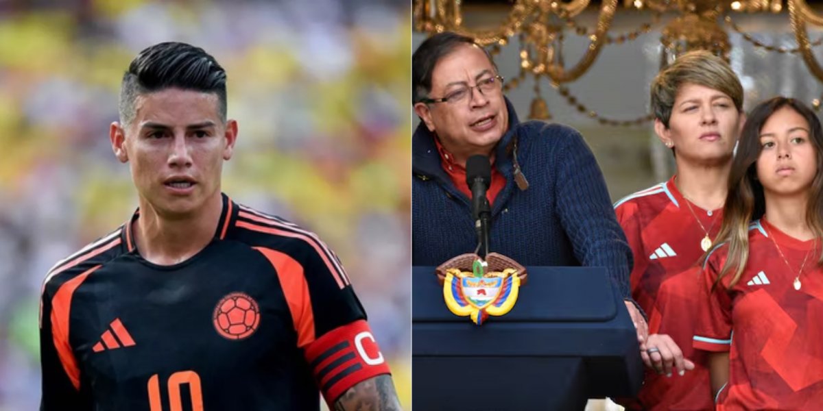 James Rodríguez se envolve em polêmica após supostamente ignorar filha do presidente da Colômbia